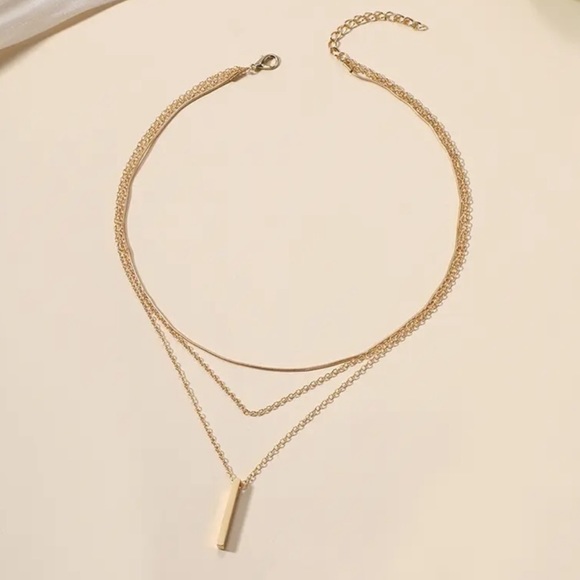 14k gold filled Layering Pendant Necklace - Picture 3 of 4